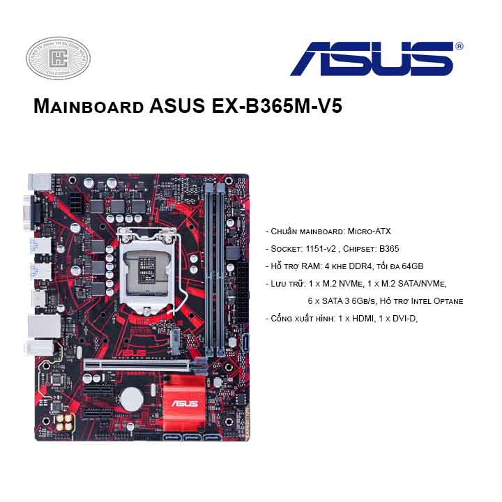 Mainboard ASUS EX-B365M-V5