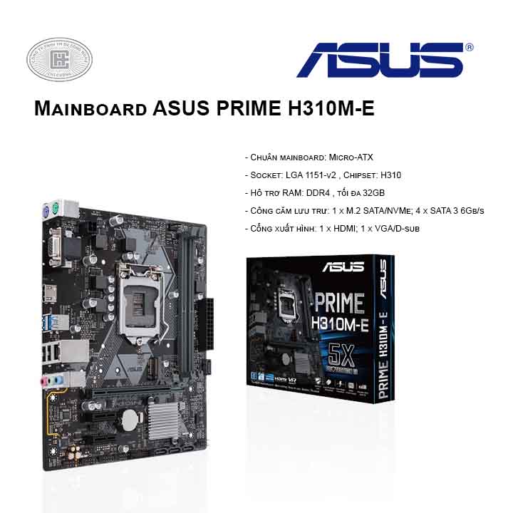 Mainboard ASUS PRIME H310M-E