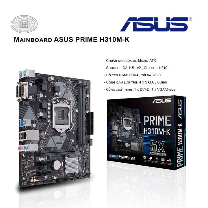 Mainboard ASUS PRIME H310M K