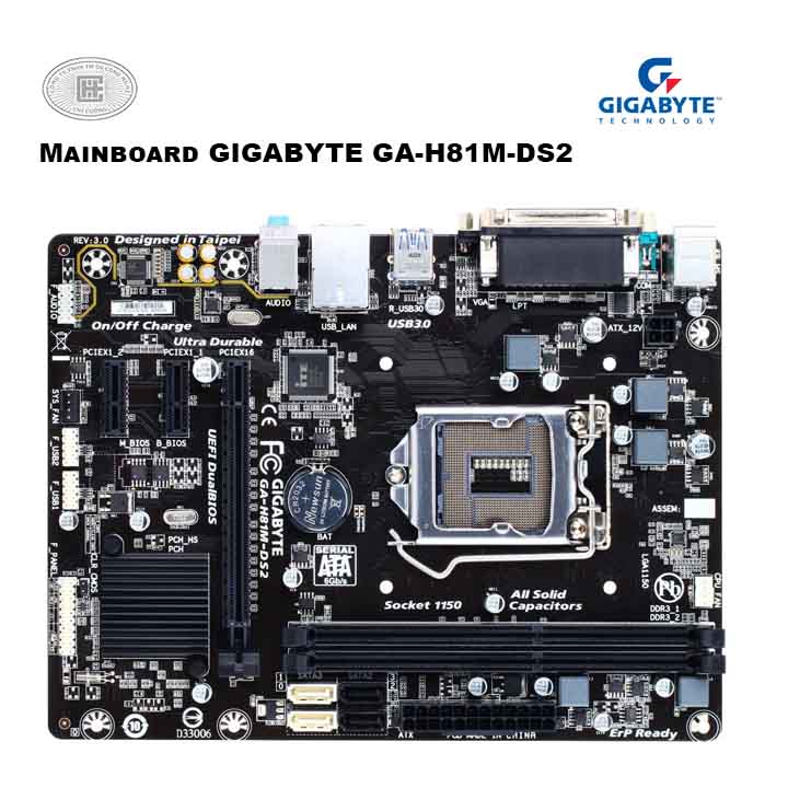 Mainboard GIGABYTE GA-H81M-DS2