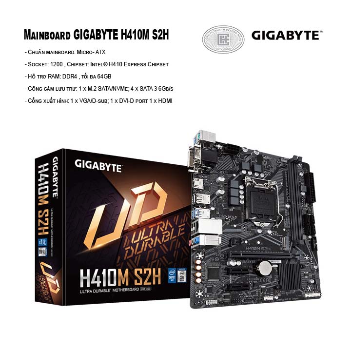 Mainboard GIGABYTE H410M S2H