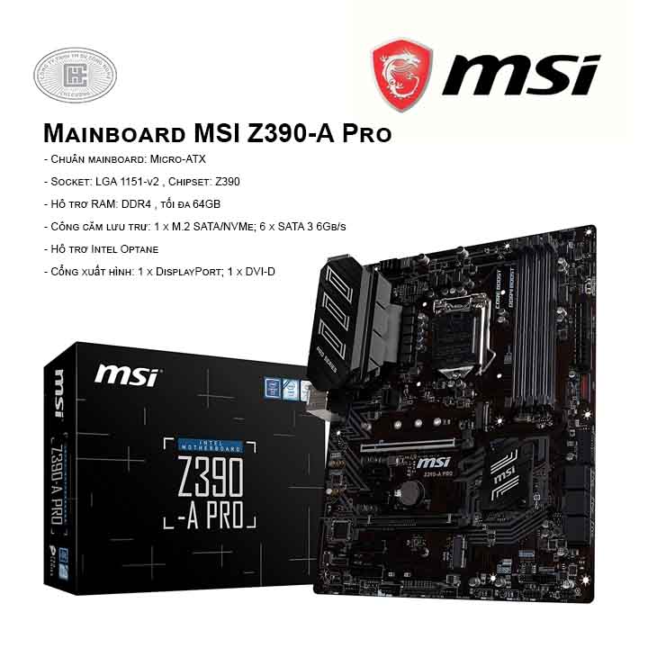 Mainboard MSI Z390-A Pro