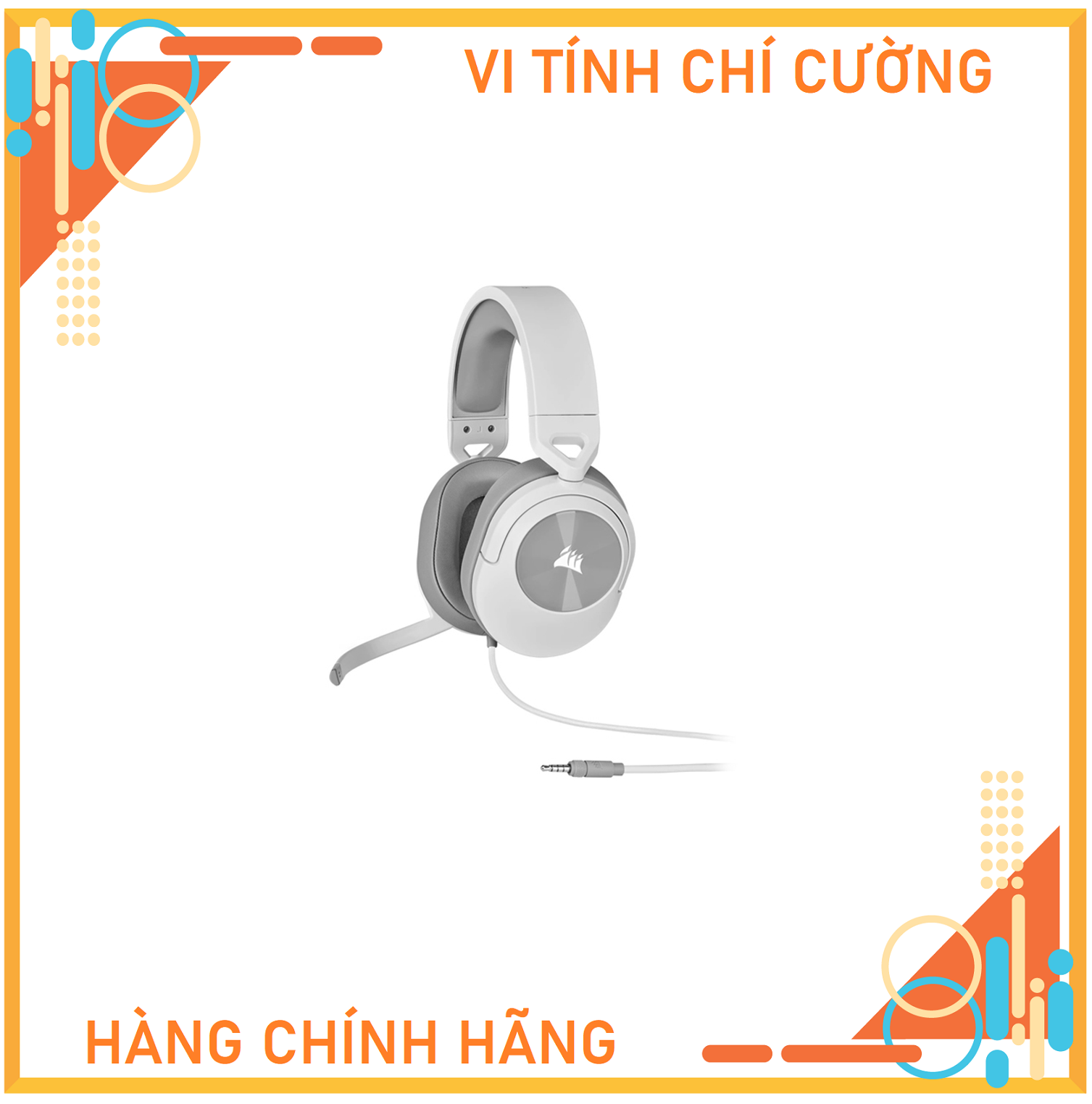 TAI NGHE CORSAIR HS55 SURROUND WHITE CA-9011266-AP