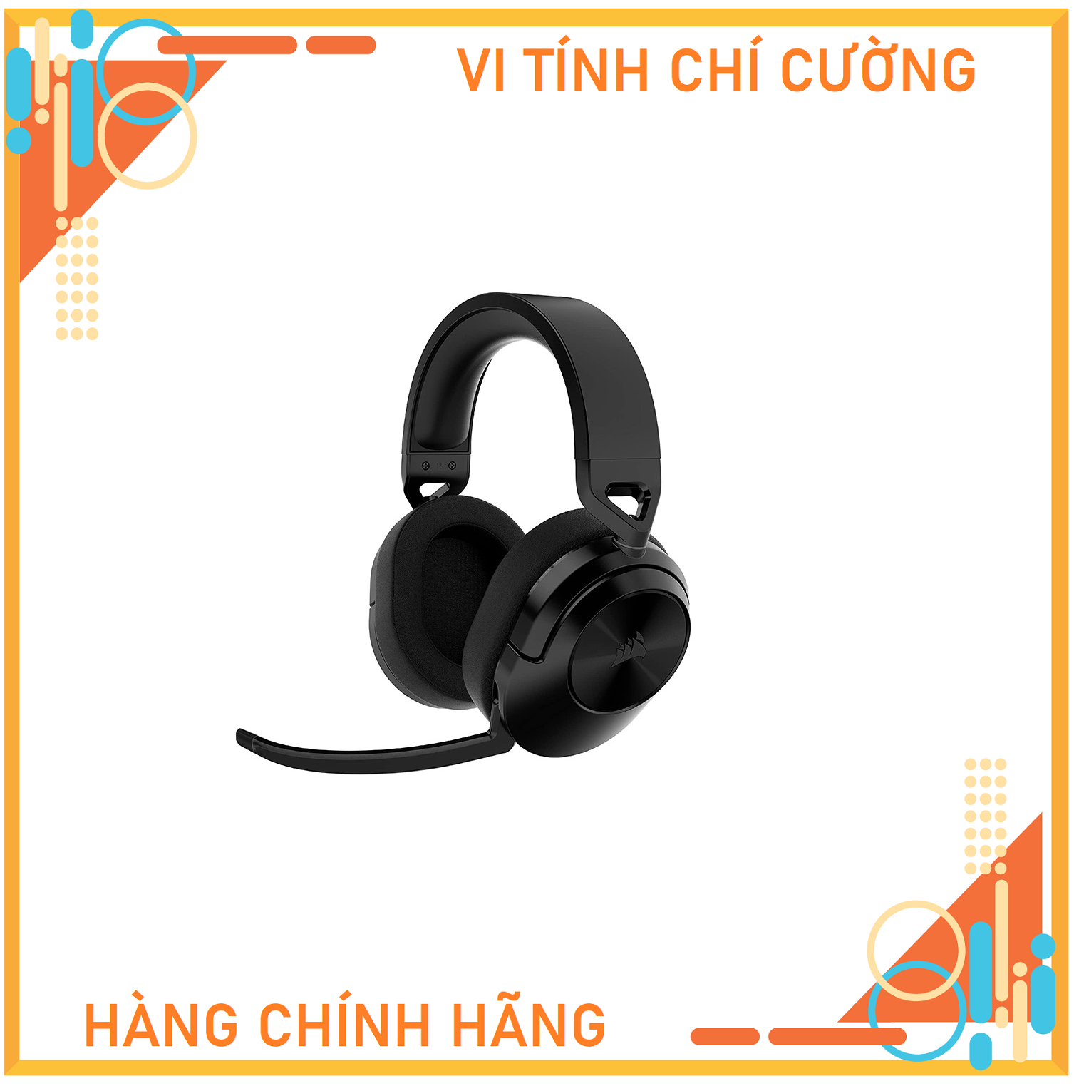 TAI NGHE GAMING KHÔNG DÂY CORSAIR HS55 WIRELESS CARBON CA-9011280-AP