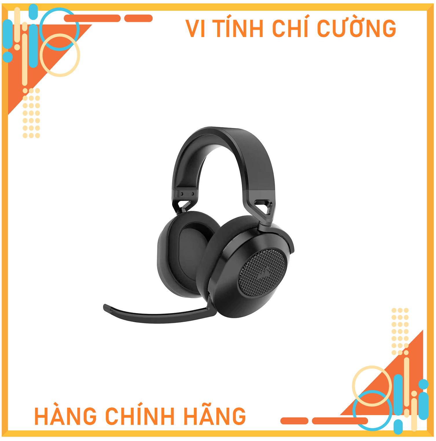 TAI NGHE GAMING KHÔNG DÂY CORSAIR HS65 WIRELESS CARBON CA-9011285-AP