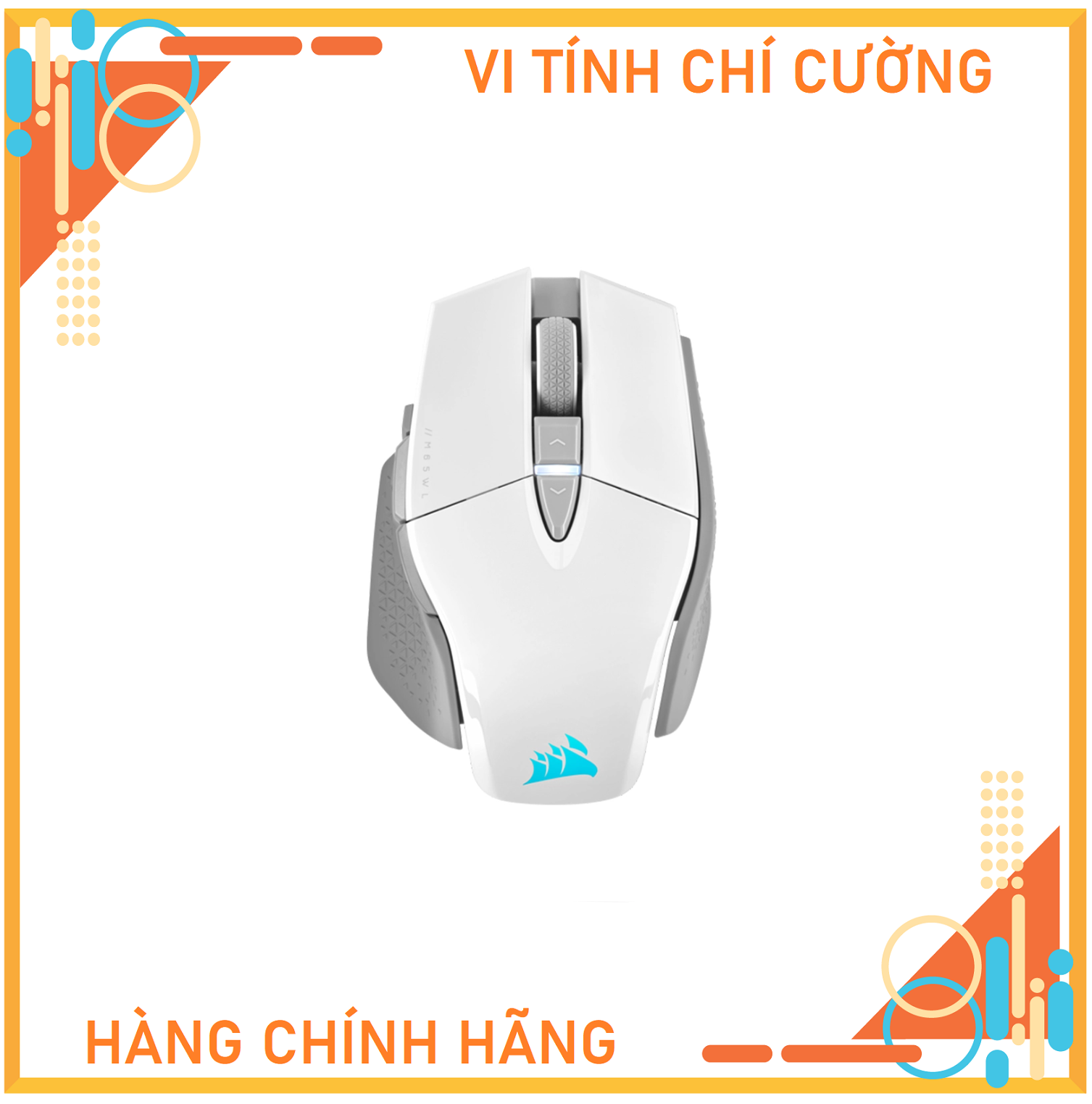 Chuột không dây Corsair M65 RGB Ultra White CH-9319511-AP2