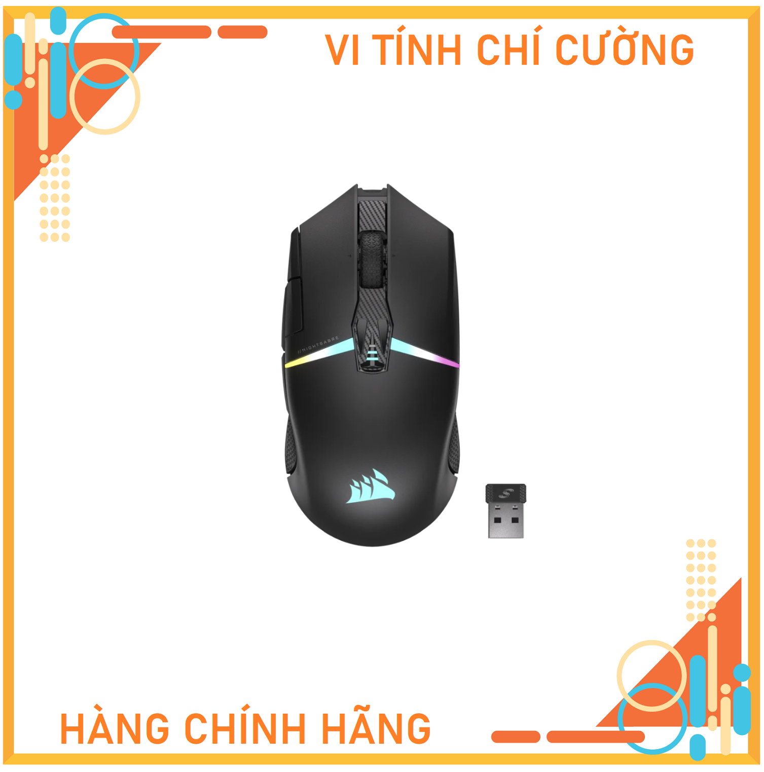 Chuột không dây Corsair NIGHTSABRE RGB CH-931B011-AP