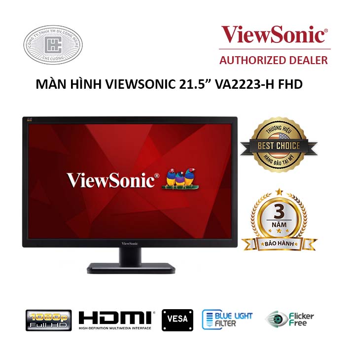 MÀN HÌNH VIEWSONIC 21.5” VA2223-H FHD