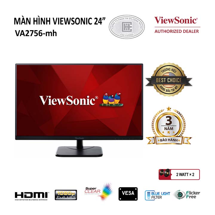 MÀN HÌNH VIEWSONIC VA2756-mh - 27 inch IPS