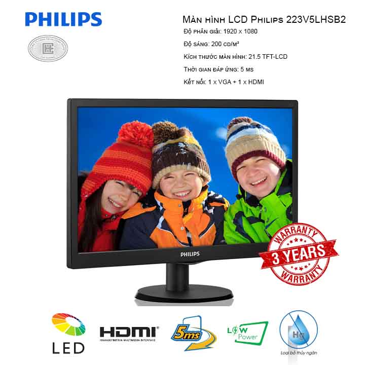 Màn hình LCD Philips 22
