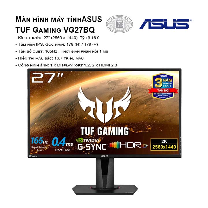 Màn hình Asus TUF Gaming VG27BQ