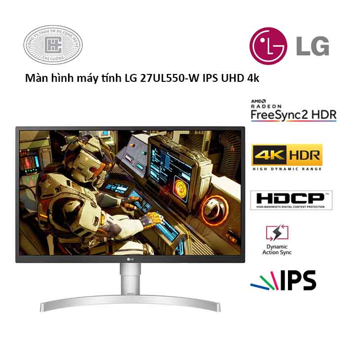 Màn Hình LG 27UL550-W.ATV 27 inch/ 4K/ IPS/ 5ms)