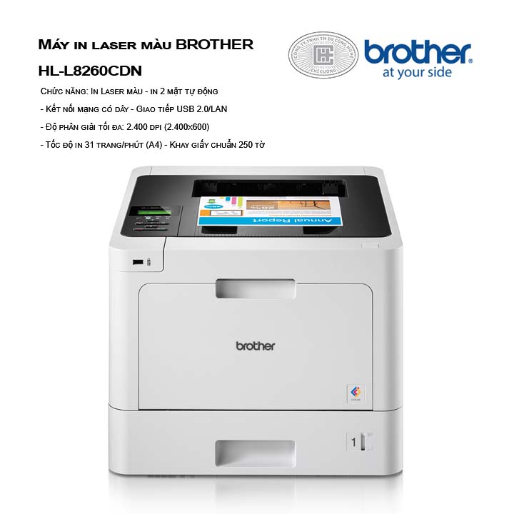 Máy in laser màu BROTHER HL-L8260CDN