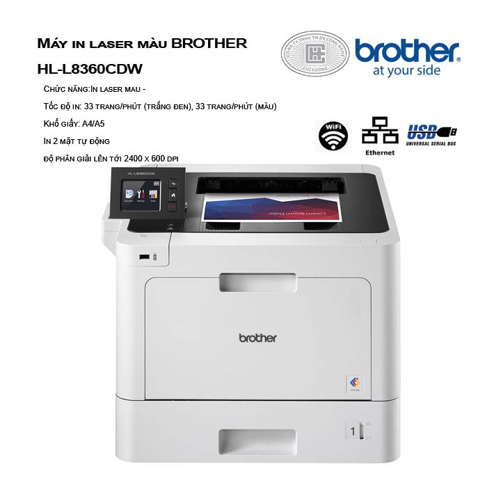 Máy in laser màu BROTHER HL-L8360CDW