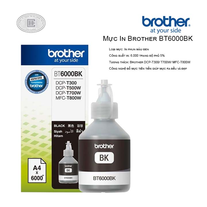 Mực in Brother BT6000BK màu đen