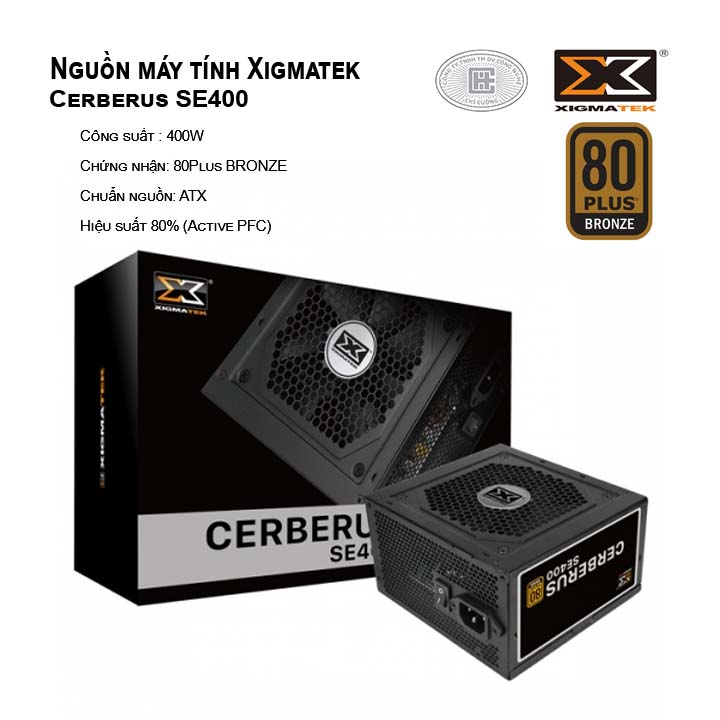 Nguồn máy tính Xigmatek CERBERUS SE400 EN41886