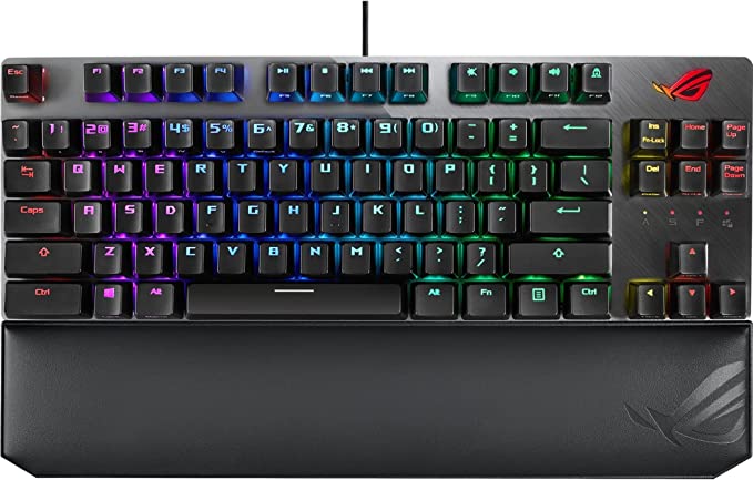 Bàn phím chơi game RGB cơ học có dây ROG Strix Scope NX TKL Deluxe