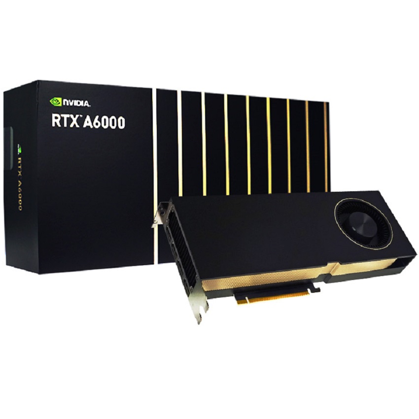 CARD MÀN HÌNH NVIDIA RTX A6000 (48GB GDDR6, 384-BIT, 4X DISPLAYPORT, 1X8-PIN)