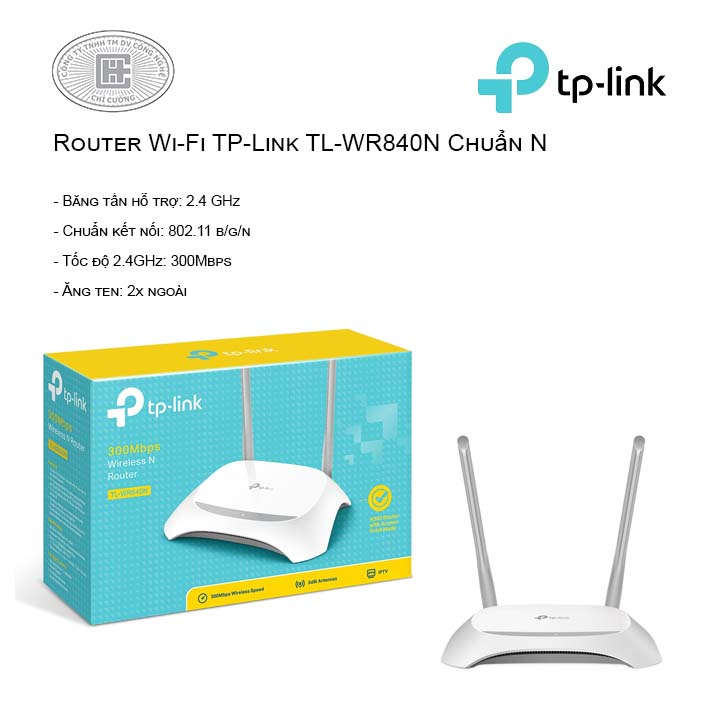 Router Wi-Fi TP-Link TL-WR840N Chuẩn N