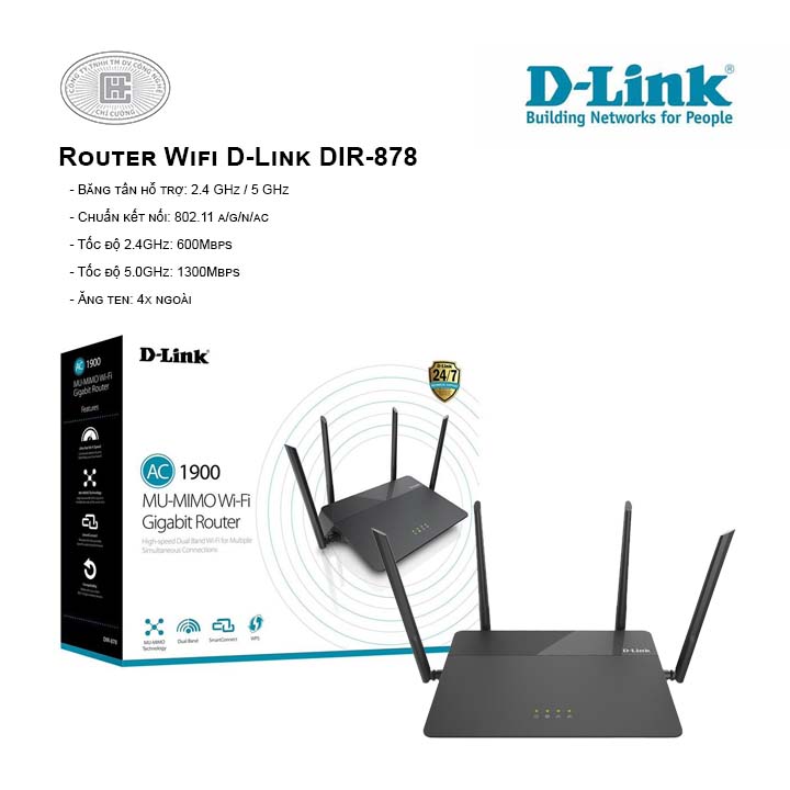 Router Wifi D-Link DIR-878