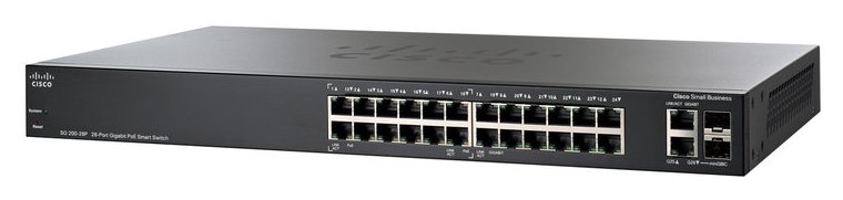 CISCO SG200-26P SWITCH PoE - 26 PORT