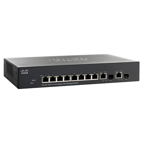 CISCO SG300-10PP-K9 SWITCH PoE - 10 PORT