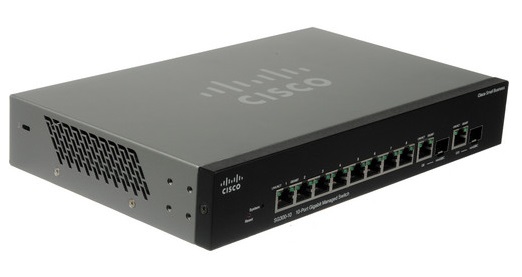 CISCO SRW2008-K9 Gigabit MANAGED SWITCH L2/L3 - 8 PORT