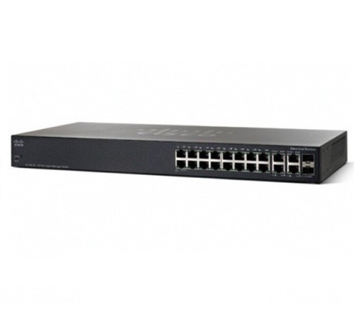 CISCO SRW2016-K9 (SG300-20) Gigabit MANAGED SWITCH L2/L3 - 16 PORT