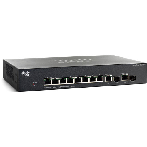 CISCO SRW208G-K9 10/100Mbps MANAGED SWITCH L2/L3 -8 PORT