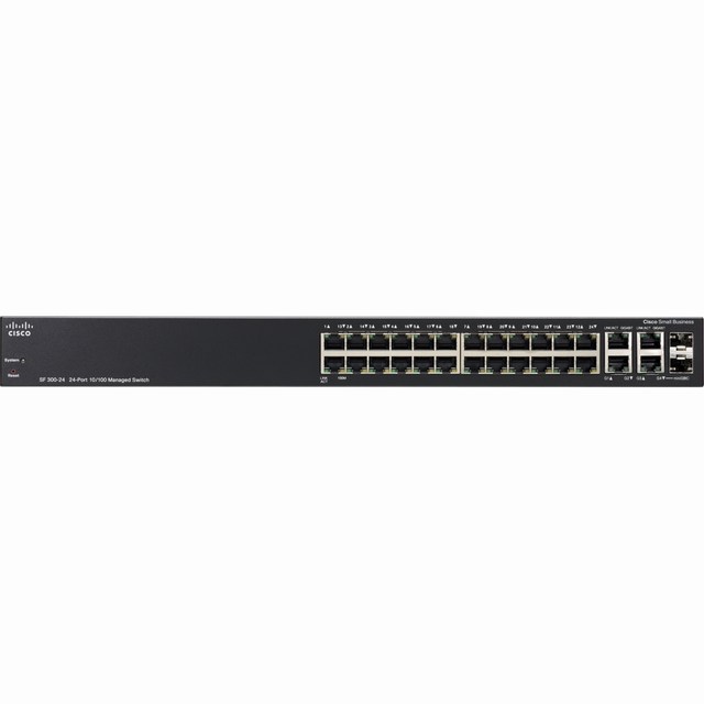 CISCO SRW224G4 - K9 Layer 3 Option 10/100Mbps MANAGED SWITCH L2/L3 - 24 PORT