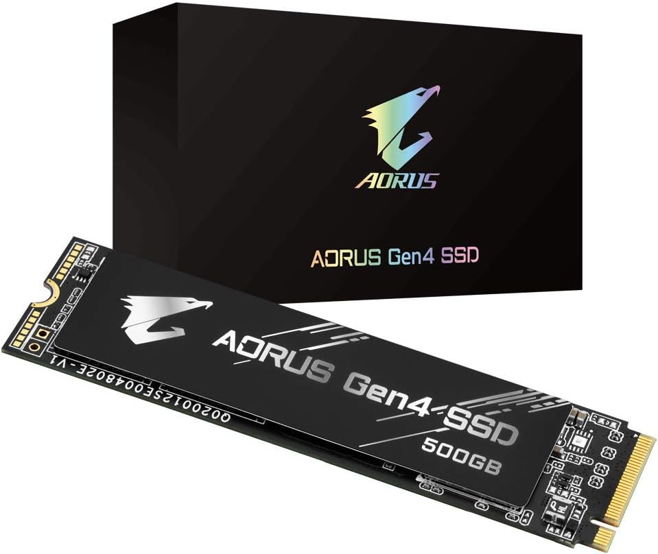 SSD Gigabyte Aorus 500GB PCIe Gen4 x4 NVMe M.2 GP-AG4500G