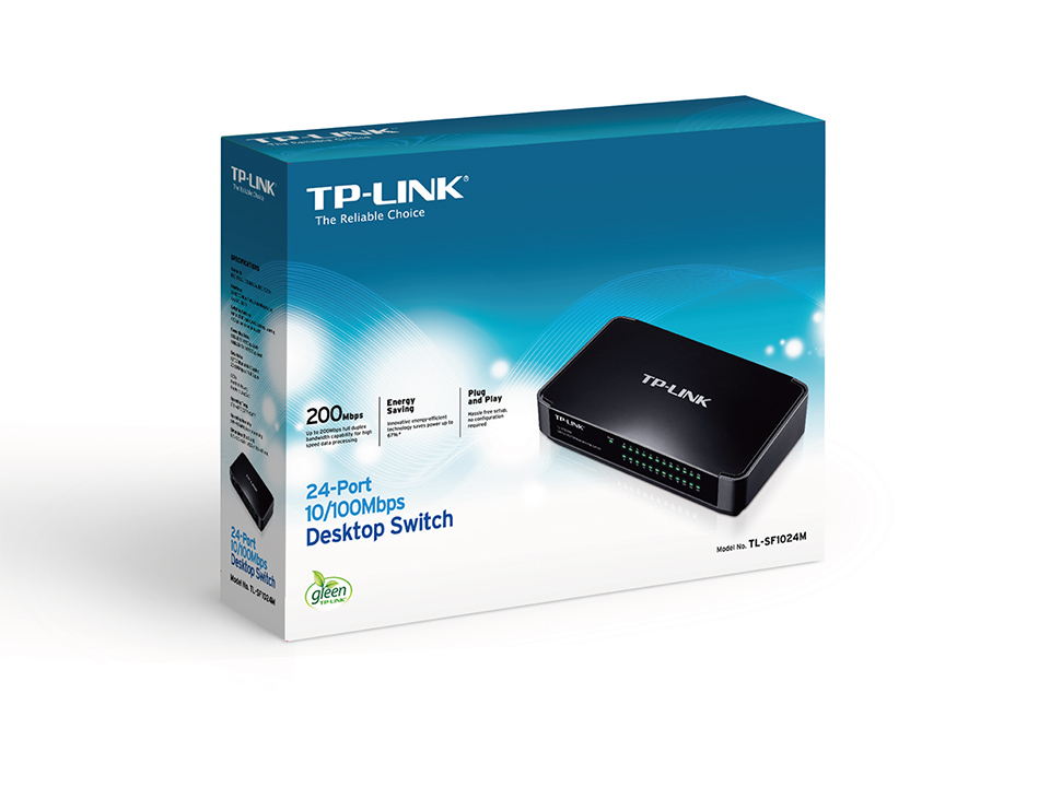 SWITCH TP LINK  24 port 10/100 M TL SF1024M