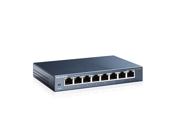 SWITCH TP-LINK -Unmanaged Pure-Gigabit Switch - TL-SG108