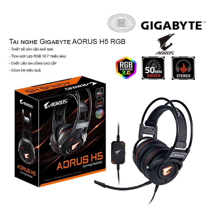 Tai nghe Gigabyte AORUS H5 RGB