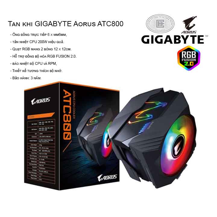 Tản khí GIGABYTE Aorus ATC800