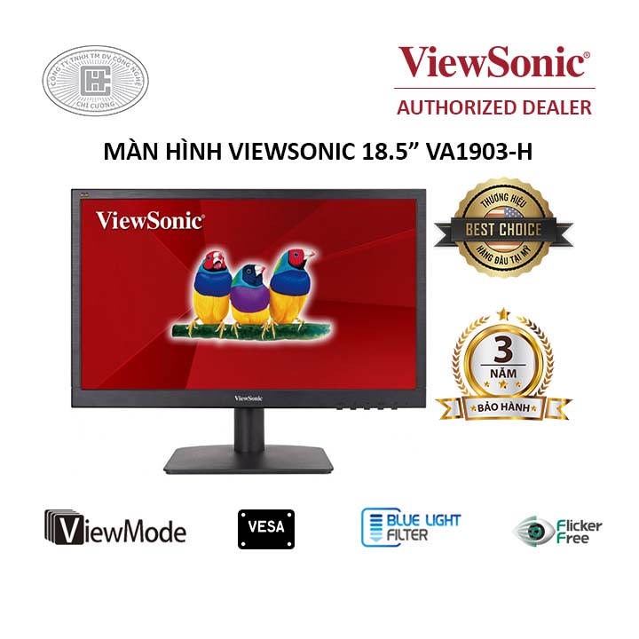Màn hình máy tính Viewsonic VA1903h 18.5 inch Wide