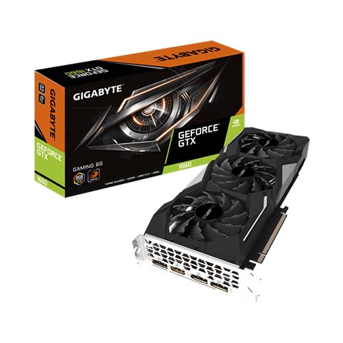 VGA GIGABYTE GeForce GTX 1660 GAMING  6G (GV-N1660GAMING-6GD)