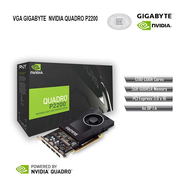 VGA Gigabyte QUADRO P2200 