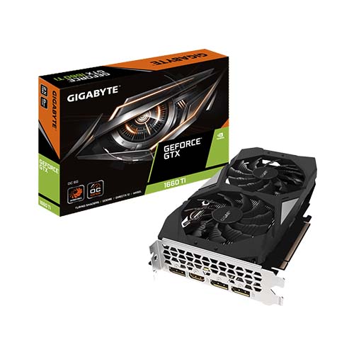 VGA Gigabyte GeForce GTX 1660 Ti OC 6G (GV-N166TOC-6GD)