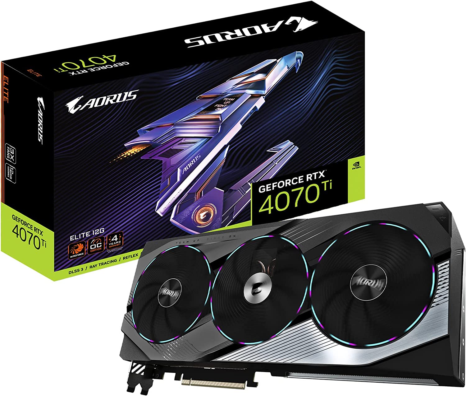 Card đồ họa Gigabyte AORUS GeForce RTX 4070 Ti Elite 12G