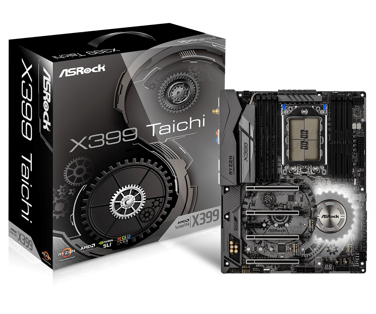 Main ASrock X399 TAICHI TR4 Socket Ryzen Threadripper Series