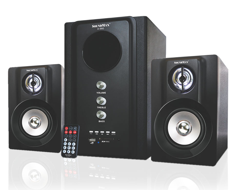 Loa Soundmax A 980/2.1 kênh, USB, Thẻ nhớ, Bluetooth