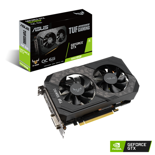 Card màn hình ASUS TUF Gaming GeForce GTX 1660 SUPER OC Edition 6GB GDDR6