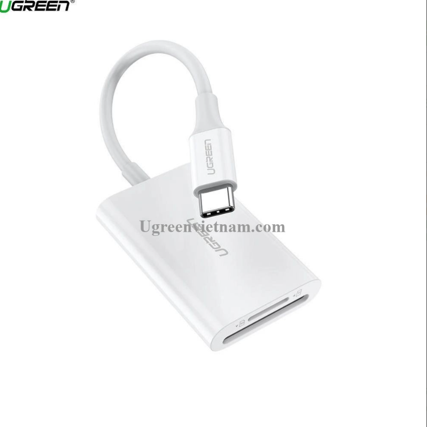 Đầu đọc thẻ SD/TF 4.0 USB Type-C Ugreen 60724