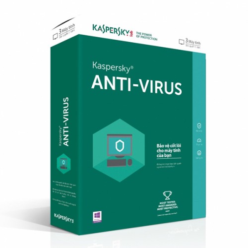 Phần mềm diệt virus kaspersky  anti 3 pc