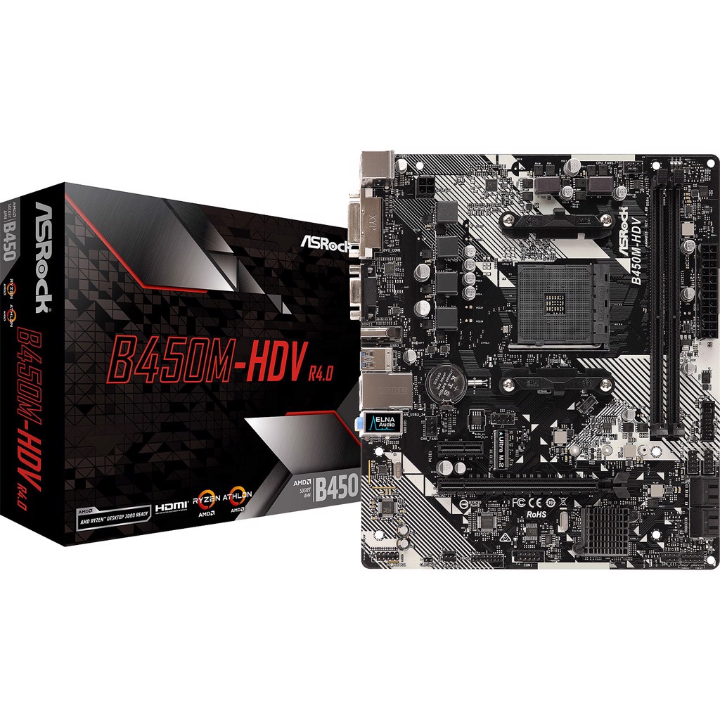 Mainboard Asrock B450M-HDV R4.0