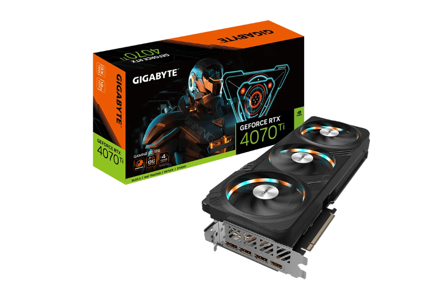 Card màn hình GIGABYTE GeForce RTX­­ 4070 Ti GAMING OC 12G 12GB GDDR6X (N407TGAMING OC-12GD)