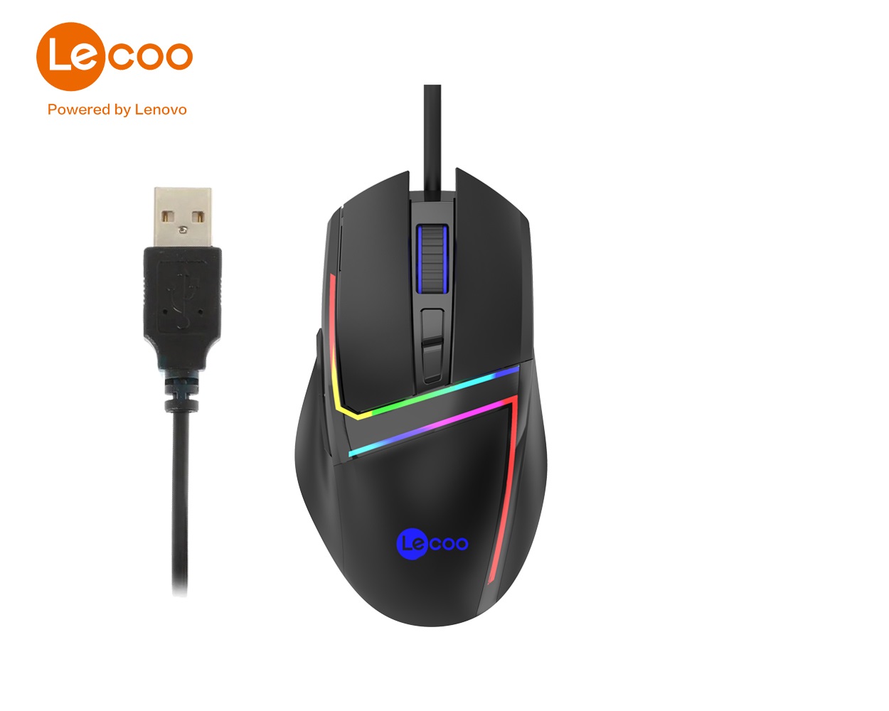 Chuột quang Gaming có dây Lecoo MS106