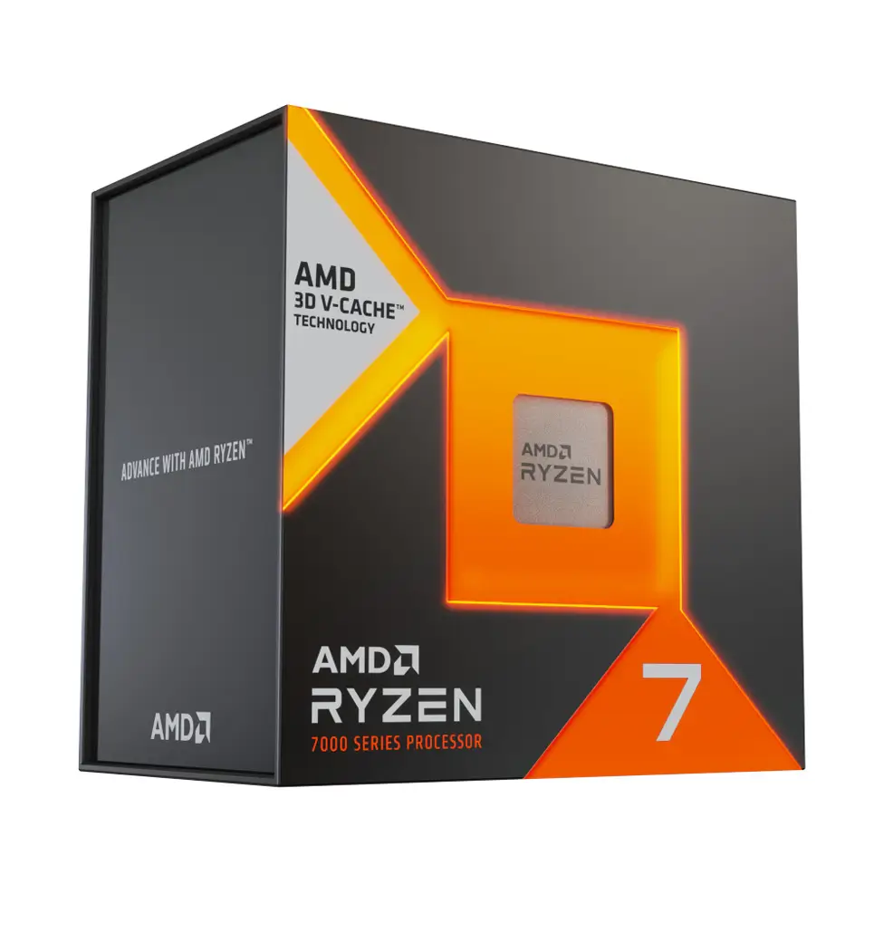 CPU AMD Ryzen 7 7800X3D | 4.2 GHz (5.0GHz Max Boost) | 104MB Cache | 8 cores, 16 threads | 120W | Socket AM5