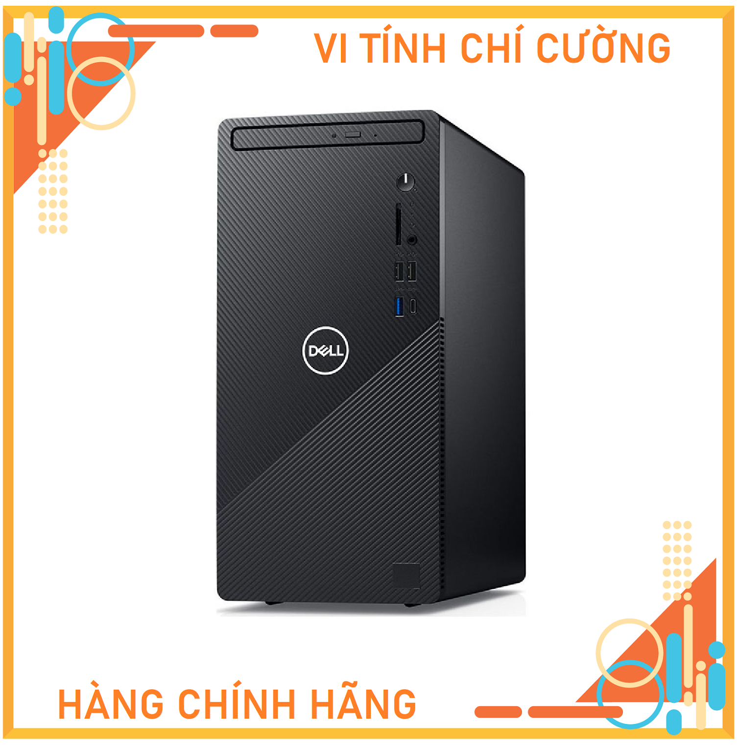 Máy tính để bàn - PC Dell Inspiron 3881 MT 0K2RY3 (Core i3-10100 | 8GB | 1TB SSD | Intel UHD | Win 10 + Office Home ST)